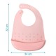 Kiokids Σαλιάρα Σιλικόνης Για 4+ Μηνών Petit Moments Pink