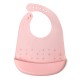 Kiokids Σαλιάρα Σιλικόνης Για 4+ Μηνών Petit Moments Pink