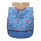 Kiokids Back To School Σαλιάρα Με Μακριά Μανίκια Για 4+ Μηνών Blue