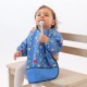 Kiokids Back To School Σαλιάρα Με Μακριά Μανίκια Για 4+ Μηνών Blue