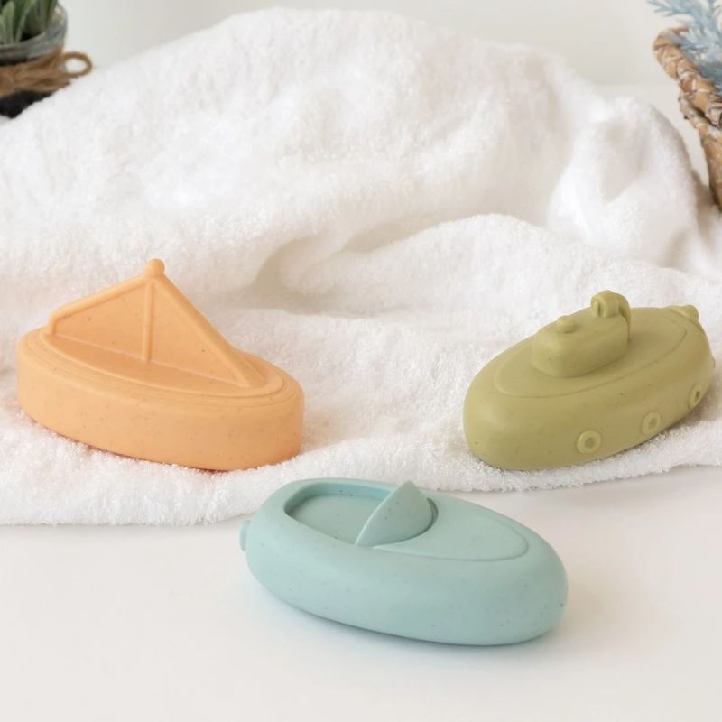 Kiokids Σετ Παιχνίδια Μπάνιου 3 τμχ Για 3+ Μηνών Καραβάκια