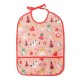 Kiokids Back To School Σαλιάρα Με Κορδόνια Για 4+ Μηνών Pink
