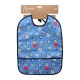 Kiokids Back To School Σαλιάρα Με Κορδόνια Για 4+ Μηνών Blue