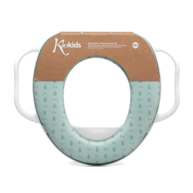 Kiokids Wise Κάθισμα Τουαλέτας Με Χερούλια Για 12+ Μηνών Sage Green
