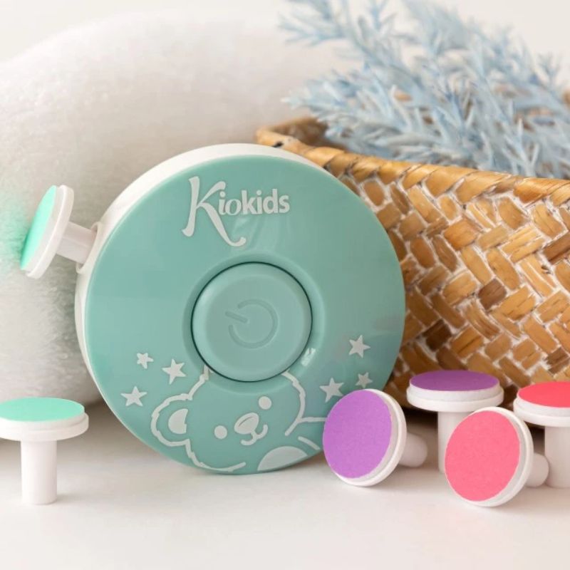 Kiokids Σετ Βρεφική Ηλεκτρική Λίμα Με 3 Κεφαλές Για 0+ Μηνών