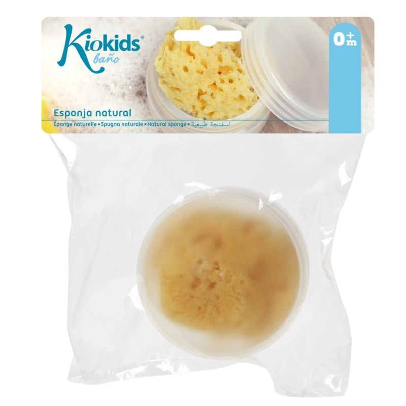 Kiokids Φυσικό Σφουγγάρι Με Θήκη Για 0+ Μηνών