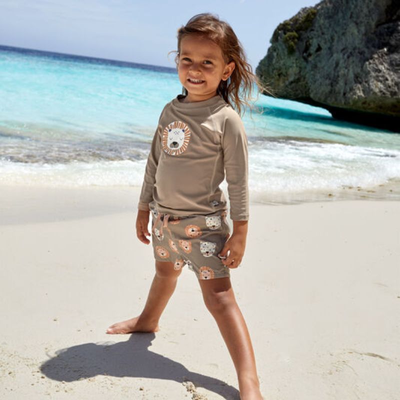 Laessig Αντιηλιακό Μακρυμάνικο Μπλουζάκι Rashguard Lion Choco