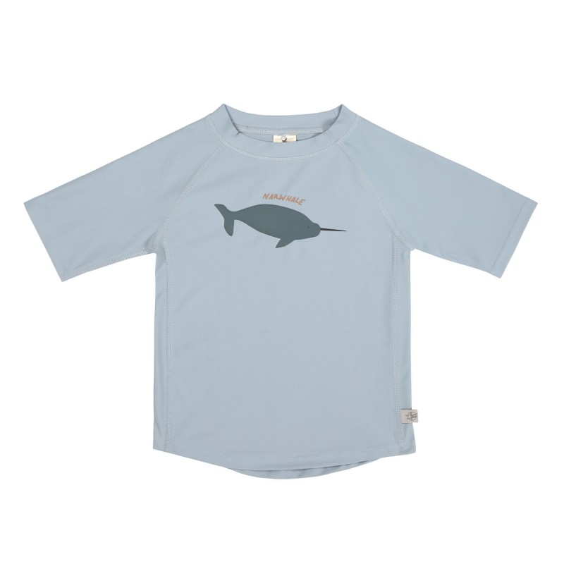 Laessig Αντιηλιακό Μπλουζάκι με Αντιηλιακή Προστασία UV60 Rashguard Whale Light Blue