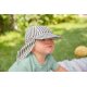 Laessig Αντιηλιακό Καπέλο με Προστασία Λαιμού Stripes Olive