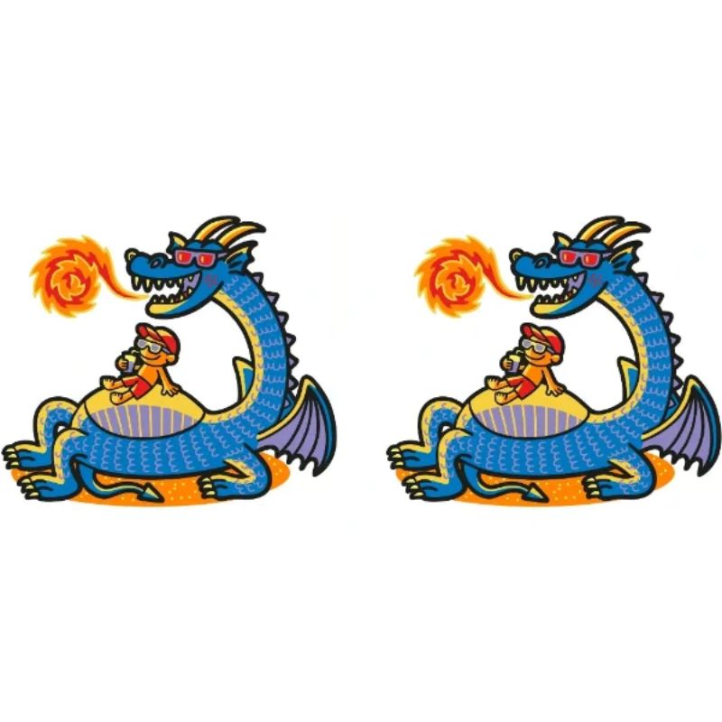 Laken Παγούρι Tritan Με Πώμα OBY 450ml Dragon