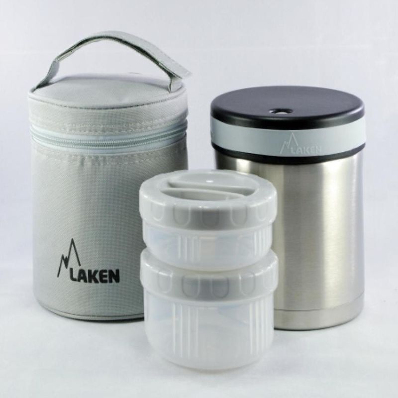 Laken Θήκη Για Θερμός Φαγητού 1L Grey (Χωρίς το Θερμός)