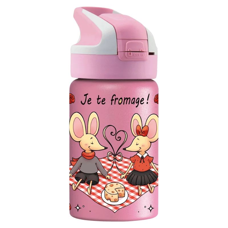 Laken Θερμός Νερού Με Πώμα Summit 350ml Fromage Pink