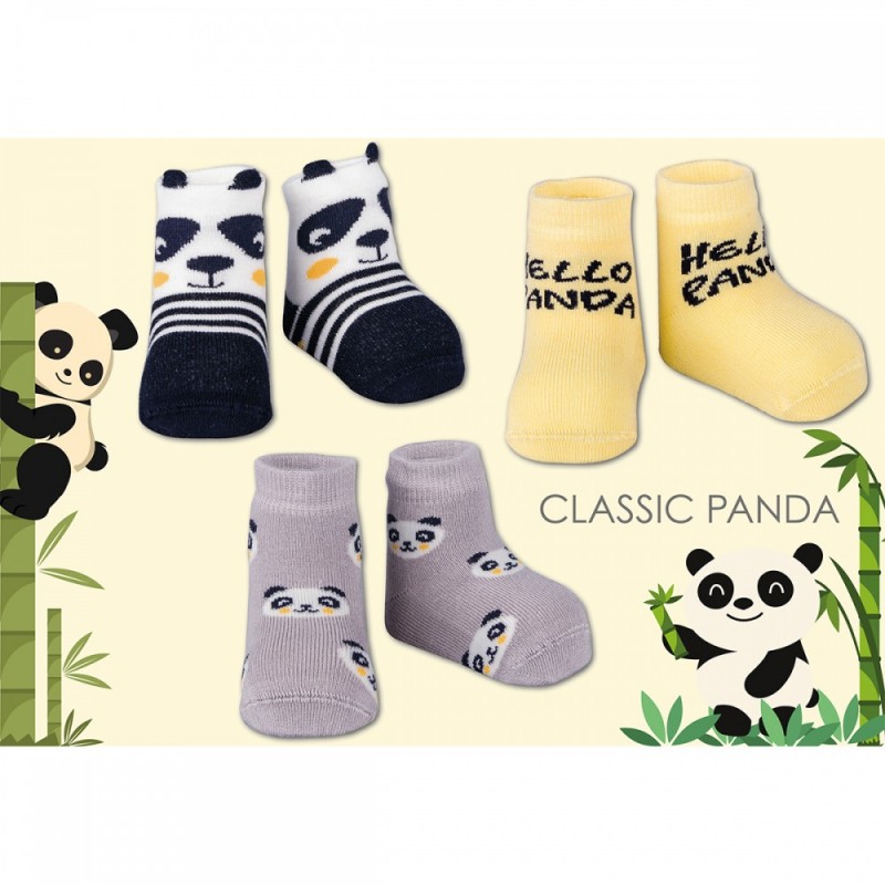 Le Babbuu Παιδικά Καλτσάκια Classic Panda 0-6M