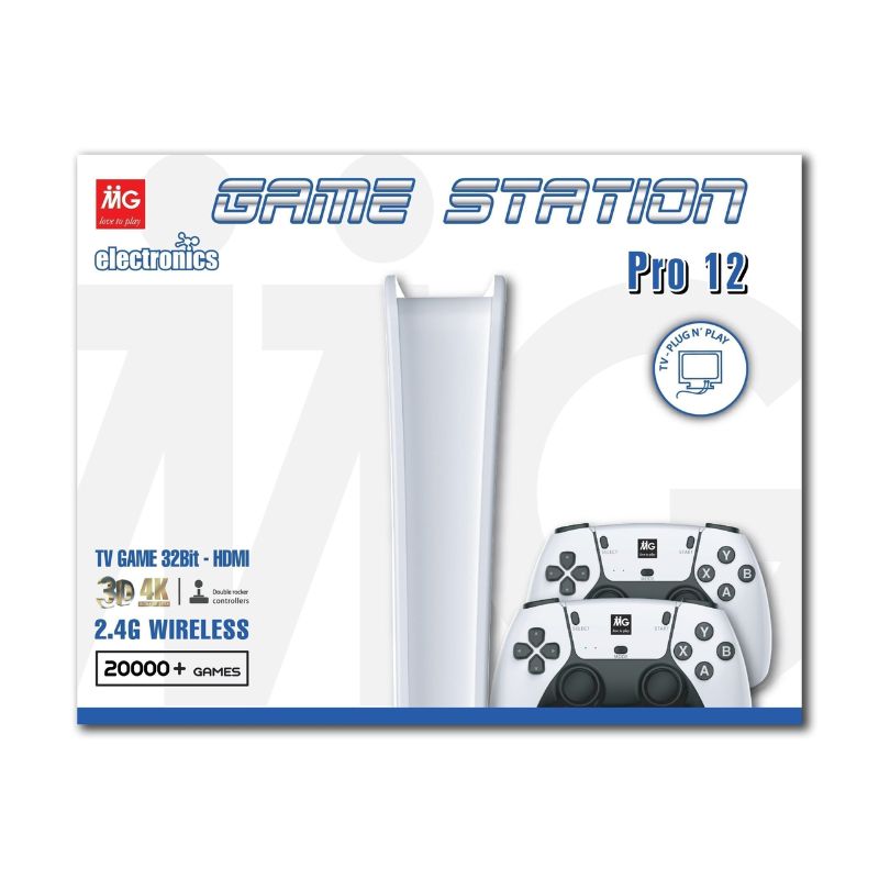 MG Game Station Pro 12 Κονσόλα 32 Bit Με 2000+ Παιχνίδια