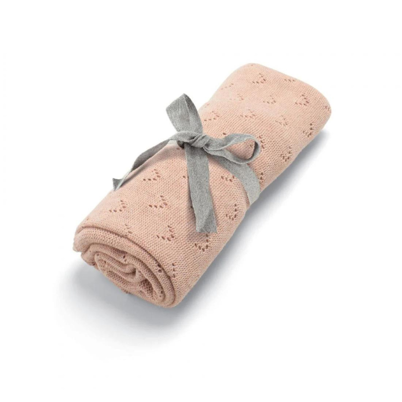 Mamas & Papas Παιδική Κουβέρτα Πλεκτή 70*90 Pink Pointelle Mamas & Papas Παιδική Κουβέρτα Πλεκτή 70*90 Pink Pointelle