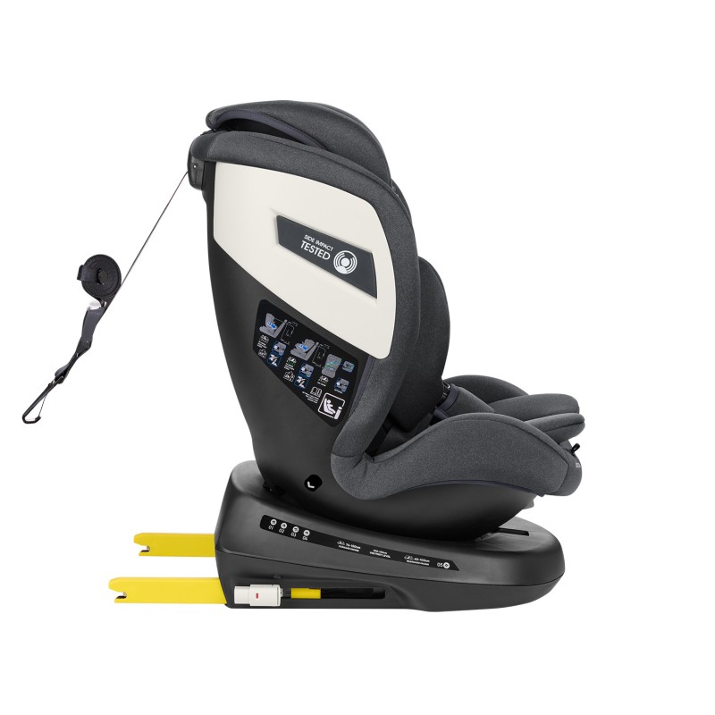 Kikkaboo i-Cruise i-Size Κάθισμα Αυτοκινήτου 40-150cm Dark Grey