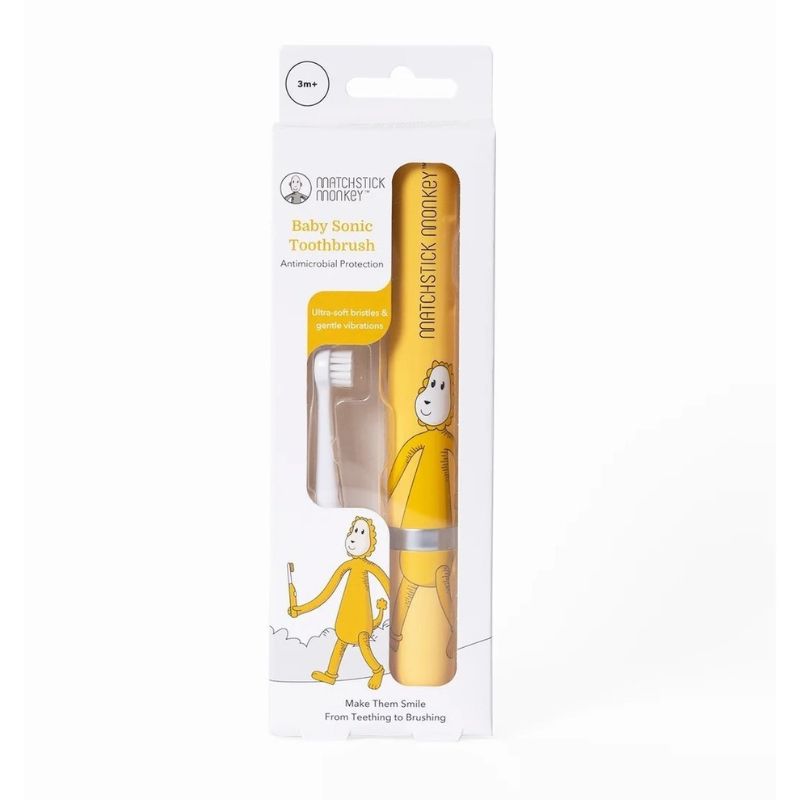 Matchstick Monkey Baby Sonic Ηλεκτρική Οδοντόβουρτσα Για 3-36 Μηνών Lion