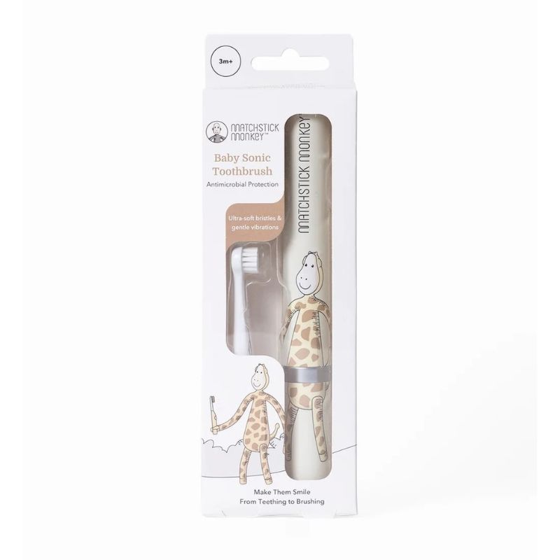 Matchstick Monkey Baby Sonic Ηλεκτρική Οδοντόβουρτσα Για 3-36 Μηνών Giraffe