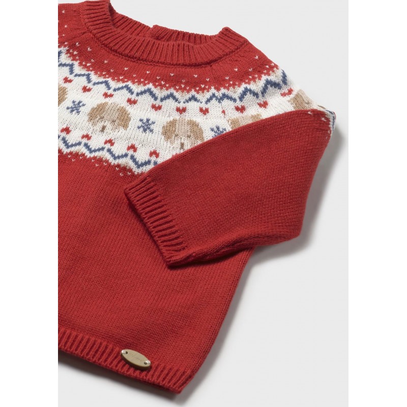 Mayoral Βρεφικό Πλεκτό Ζέρσεϋ Κερασί 15-02336-095