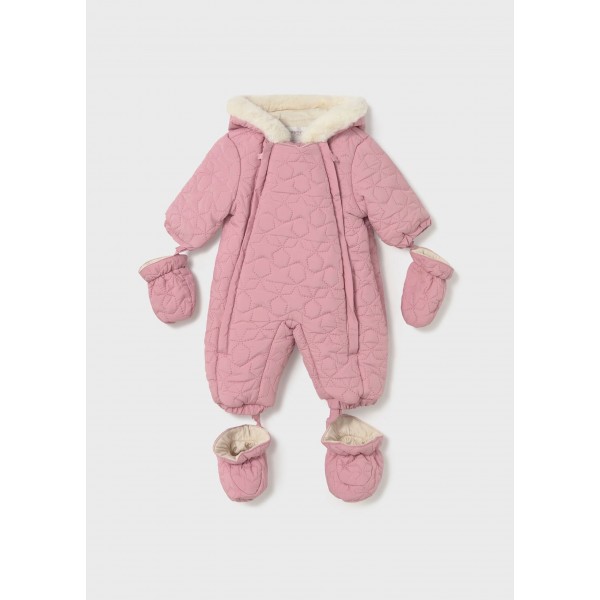 Mayoral Βρεφική Φορμα Εξόδου Με Γκέτες-Μανίκια Και Παπουτσάκια Από Μικροϊνες Ορχιδέα 15-02615-056
