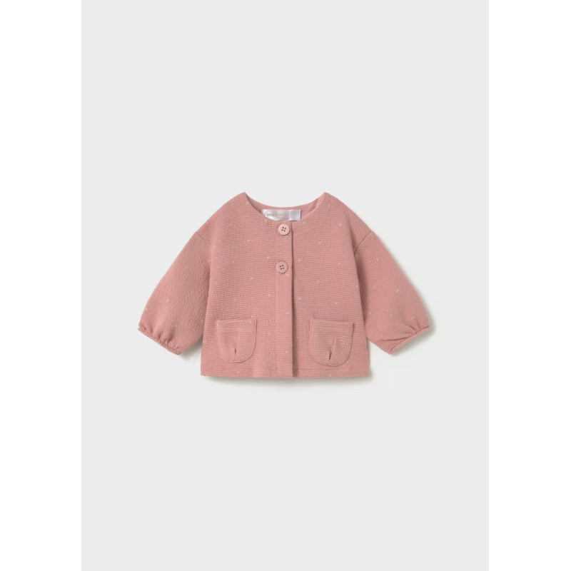 Mayoral Βρεφικό Σετ Φούτερ, Ζακέτα Και Μακρύ Παντελονάκι 3 τμχ Cipria 16-02655-061