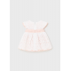 ΄Mayoral Βρεφικό Φόρεμα Φοδραρισμένο Better Cotton Ροζ 24-01802-088