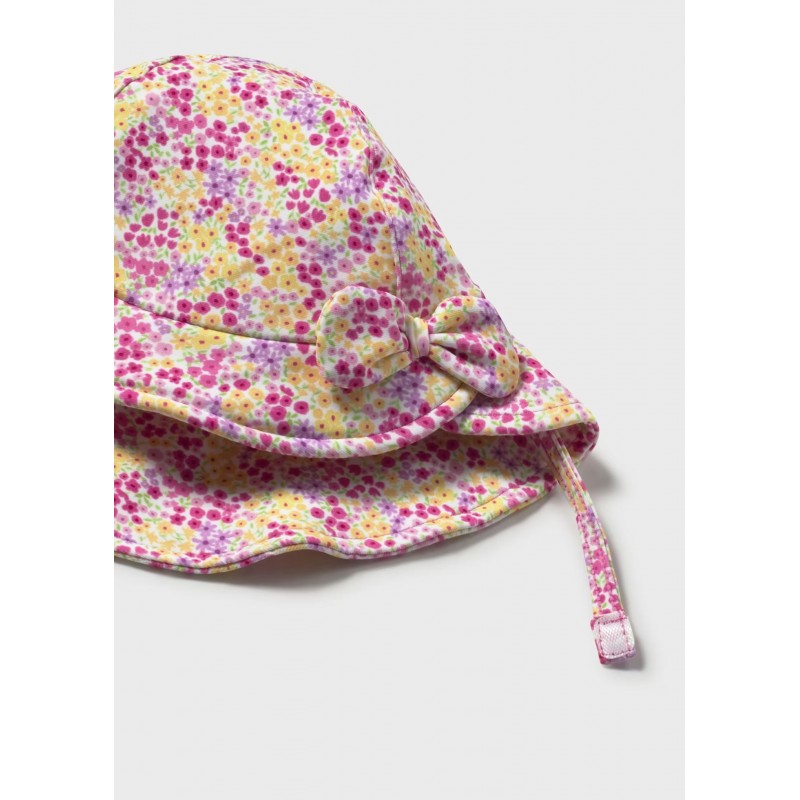 Mayoral Βρεφικό Σετ Ολόσωμο Μαγιό Φορμάκι Και Καπελάκι 2 τμχ Ροζ 26-01620-039