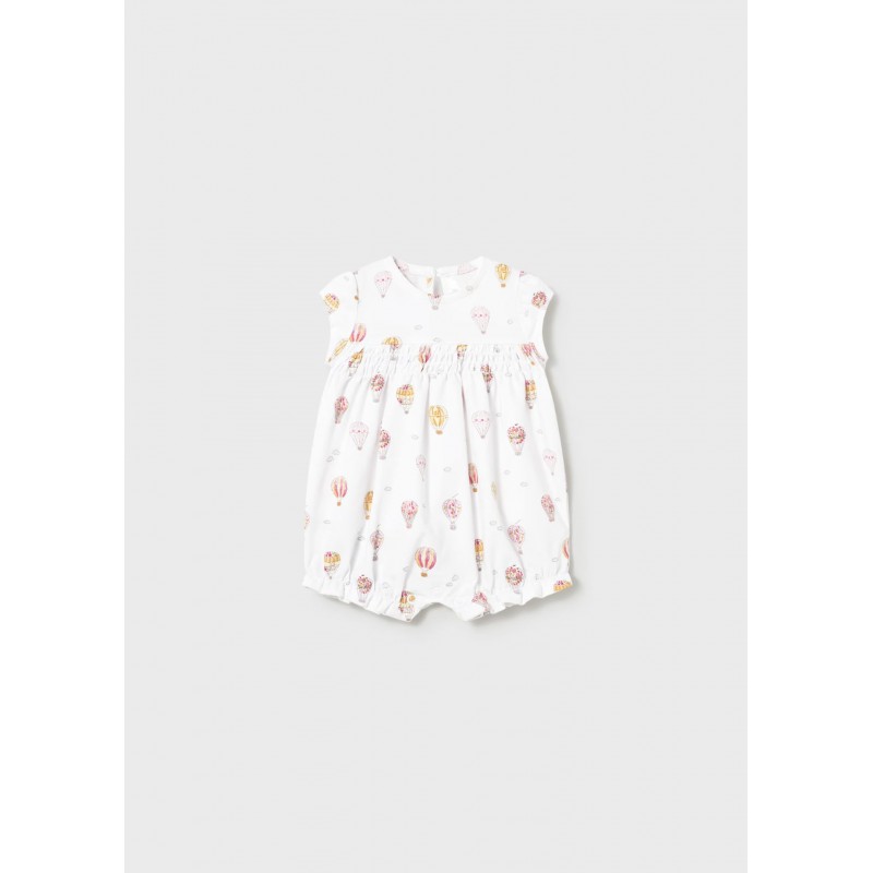 Mayoral Better Cotton Βρεφικό Σετ Κοντομάνικα Φορμάκια 2 τμχ Κίτρινο 26-01705-094