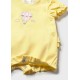 Mayoral Better Cotton Βρεφικό Σετ Κοντομάνικα Φορμάκια 2 τμχ Κίτρινο 26-01705-094