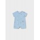 Mayoral Better Cotton Κοντομάνικο Φορμάκι Σιέλ 26-01717-012