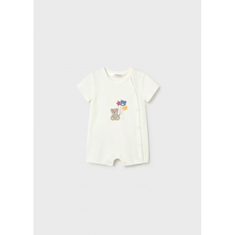 Mayoral Better Cotton Βρεφικό Σετ Κοντομάνικα Φορμάκια 2 τμχ Κεραμικό 26-01719-074