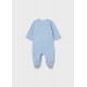 Mayoral Better Cotton Βρεφικό Σετ Μακρυμάνικα Ολόσωμα Φορμάκια Με Κλειστό Πέλμα 2 τμχ Σιέλ 26-01720-079
