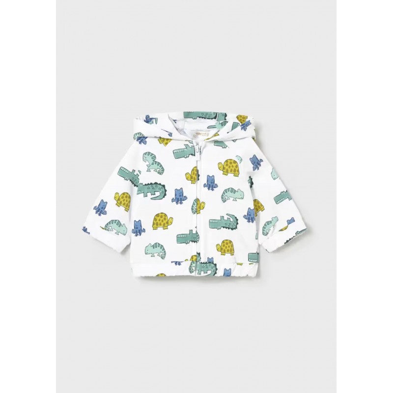 Mayoral Better Cotton Βρεφικό Σετ Κοντομάνικο Μπλουζάκι, Ζακετάκι Και Παντελονάκι 3 τμχ Πάπια 26-01893-030