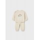 Mayoral Ecofriends Βρεφικό Σετ Φουτεράκι Και Παντελονάκι 2 τμχ Αμύγδαλο 26-01898-069