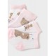 Mayoral Βρεφικά Σετ Καλτσάκια 4 τμχ Ροζ Μπεμπέ 26-09049-038