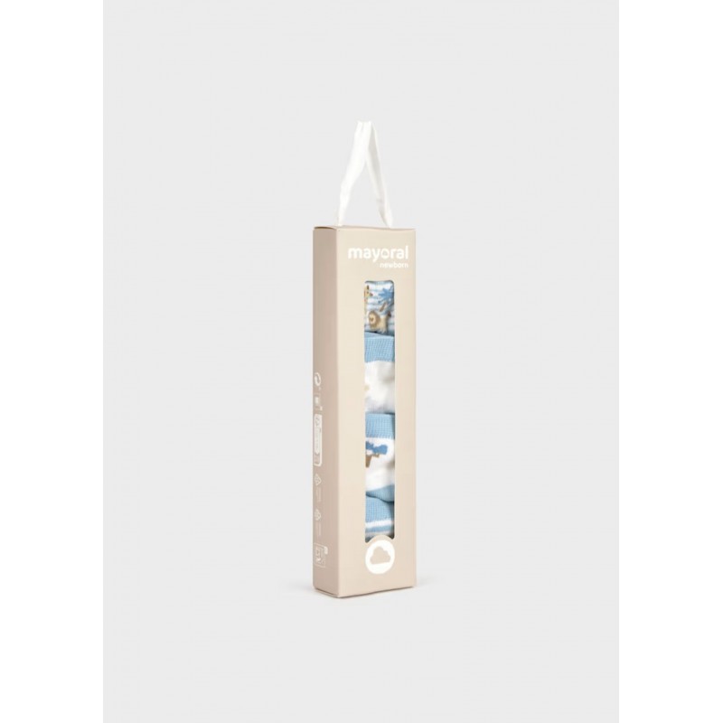 Mayoral Βρεφικά Σετ Καλτσάκια 4 τμχ Μπλε 26-09049-040