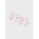 Mayoral Βρεφικά Σετ Καλτσάκια 4 τμχ Ροζ Μπεμπέ 26-09054-046