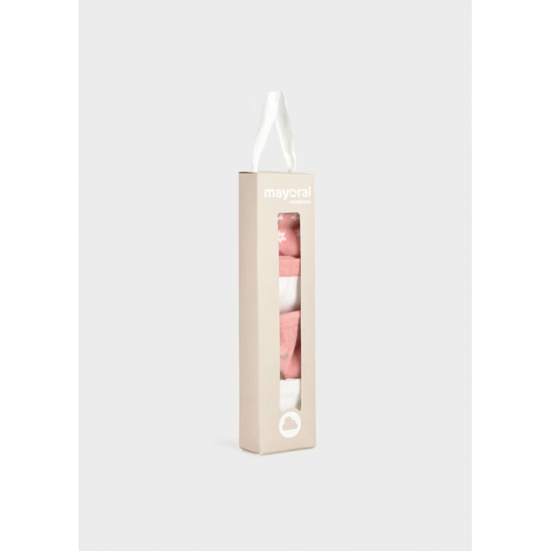 Mayoral Βρεφικά Σετ Καλτσάκια 4 τμχ Ροζέ 26-09054-049