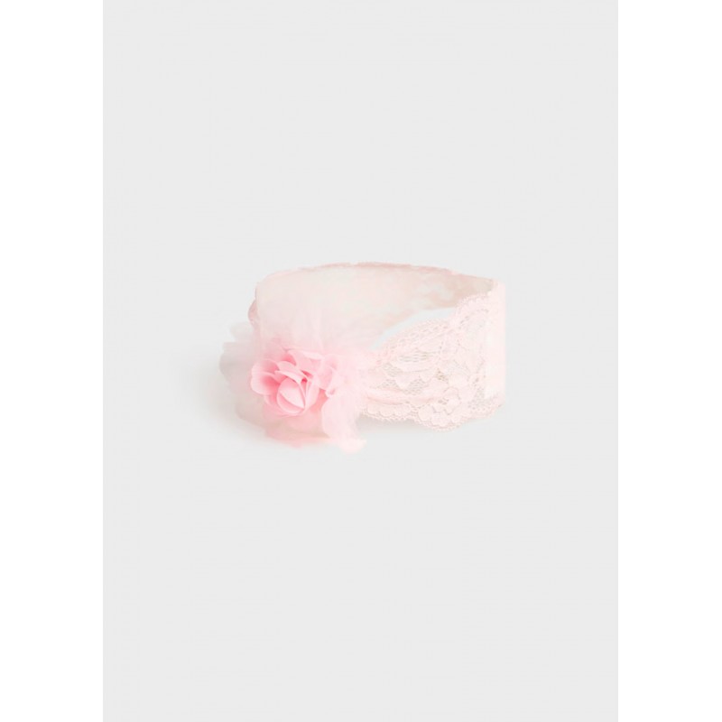 Mayoral Βρεφικό Σετ Κορδελίτσα Και Καλτσάκια 2 τμχ Ροζ Μπεμπέ 26-09055-036