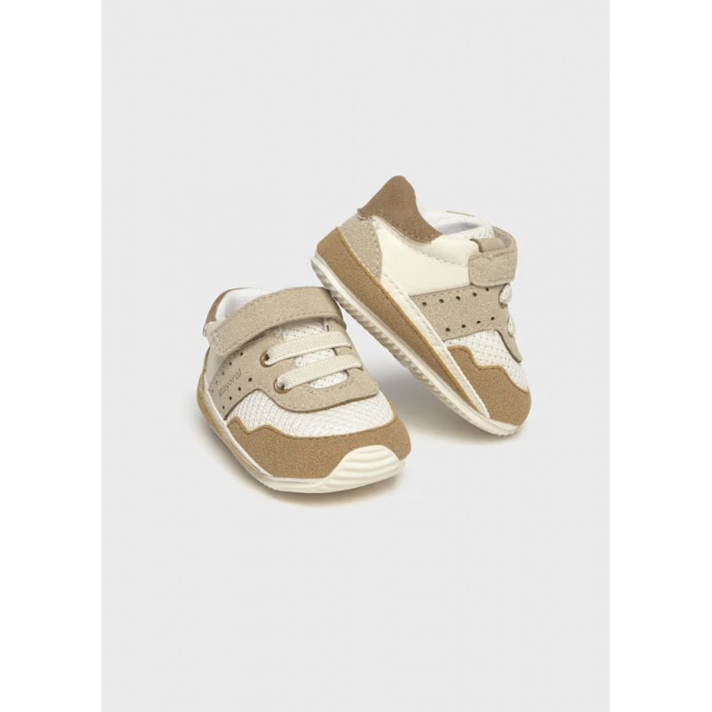 Mayoral Ecolife Βρεφικά Αθλητικά Παπουτσάκια Μπεζ 26-09087-021