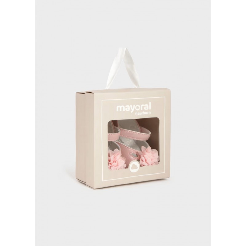 Mayoral Ecofriends Βρεφικές Μπαρέτες Με Λουλούδι Ροζ Μπεμπέ 26-09091-084