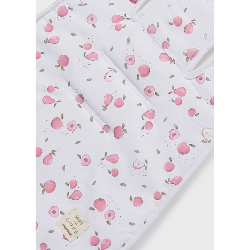 Mayoral Better Cotton Κάλυμμα Καροτσιού Ροζέ 26-09124-095