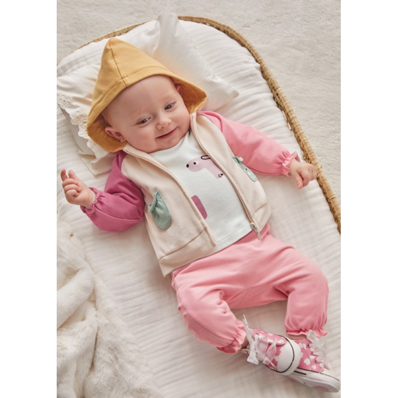 Mayoral Φορμα 3 τεμαχια ροζ ανοιχτό 13-02666-068