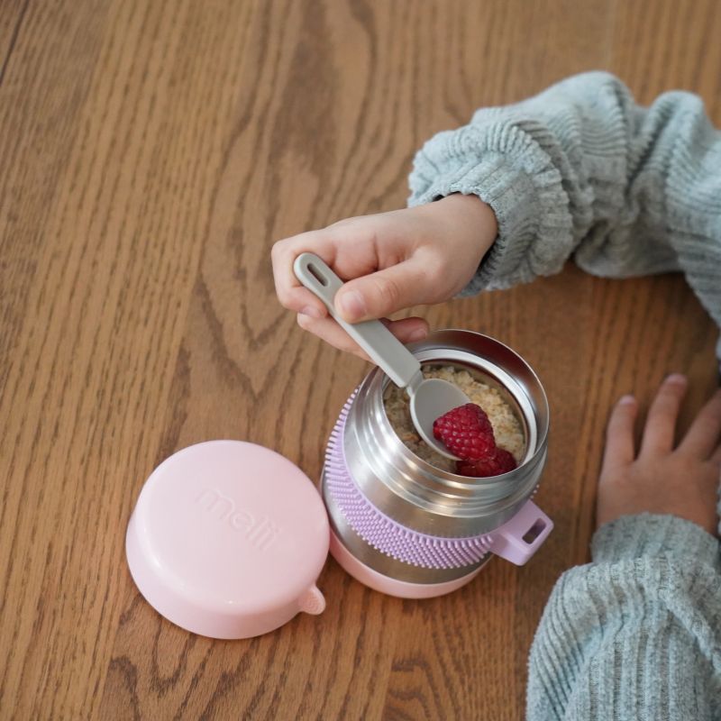 Melii Fidget Θερμός Φαγητού Με Κουταλοπίρουνο 300ml Pink