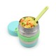 Melii Fidget Θερμός Φαγητού Με Κουταλοπίρουνο 300ml Blue