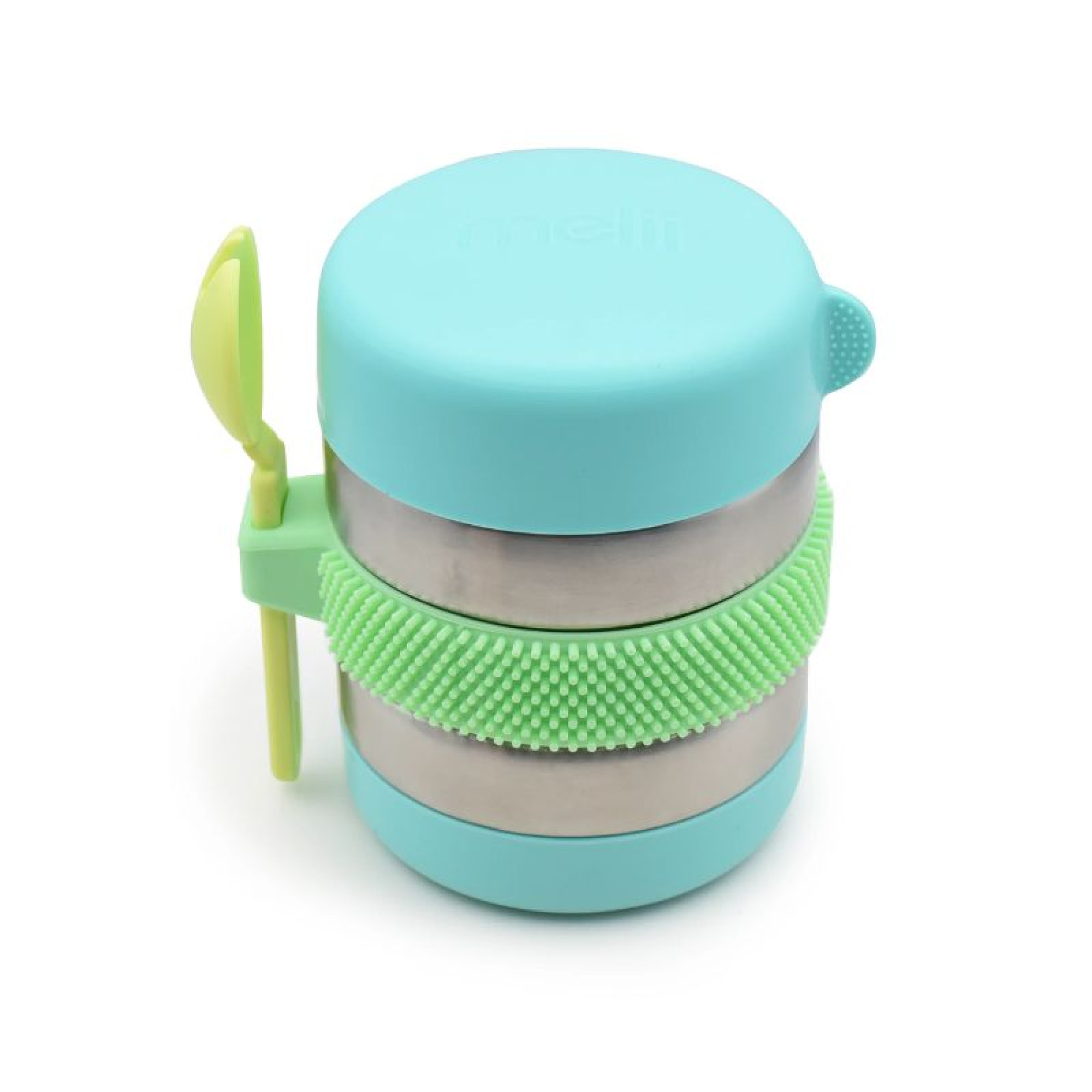 Melii Fidget Θερμός Φαγητού Με Κουταλοπίρουνο 300ml Blue