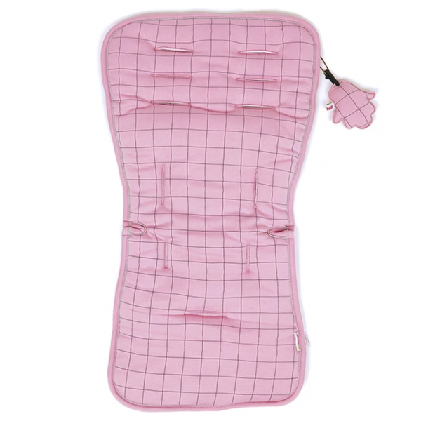 Minene κάλυμμα καροτσιού 2 όψεων Pink