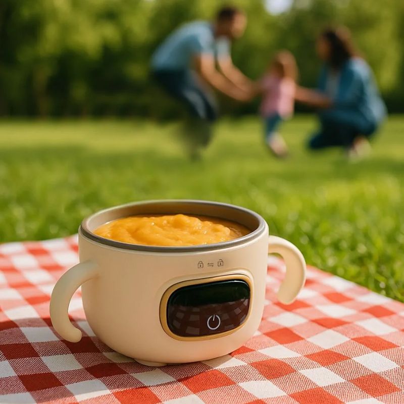 Miniland Warmy Food On The Go Φορητός Θερμαντήρας Βρεφικού Φαγητού 400ml