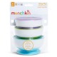 Munchkin Stay Put Σετ Μπολ Με Βεντούζα 3 τμχ Για 6+ Μηνών Light Blue / Purple / Green