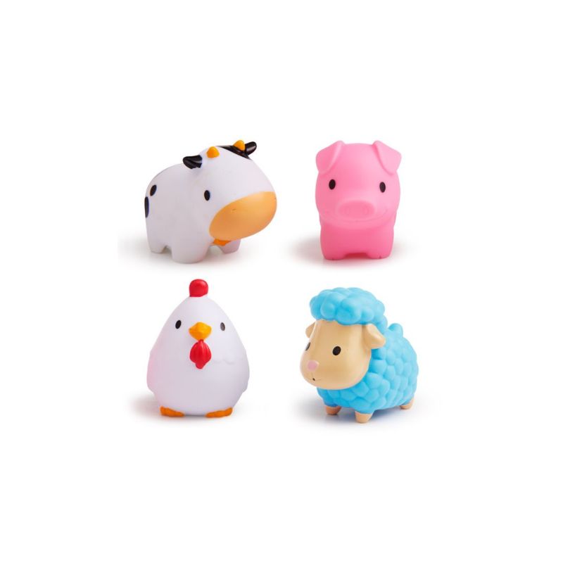 Munchkin Bath Squirts Σετ Παιχνίδια Για Το Μπάνιο 4 τμχ Για 9+ Μηνών Farm